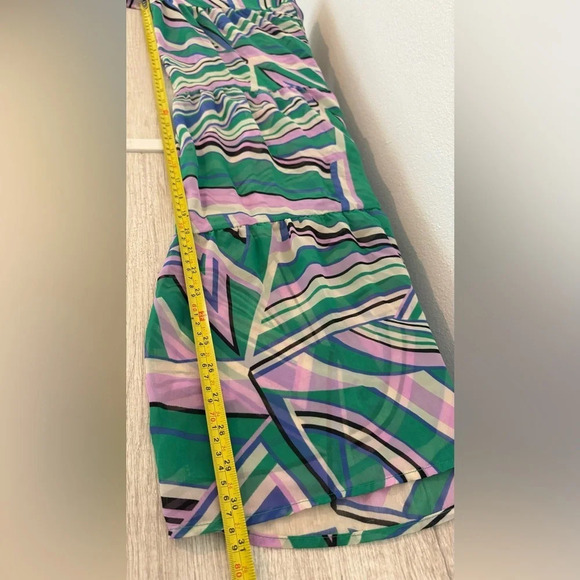 Flying Tomato Sheer Funky Retro Printed Wide Leg Palazzo Pants Size Small - Picture 5 of 11